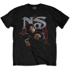 Nas - NAS UNISEX TEE: RED ROSE