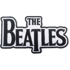 The Beatles - Black Drop T Logo Die-Cut Standard Patch