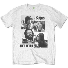 Beatles - T-shirt - Let it Be (Kids White) (9-10 år)