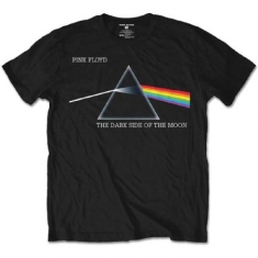 Pink Floyd - T-shirt - Dark Side of the Moon Courier (Kids Black ) (7-8 år)