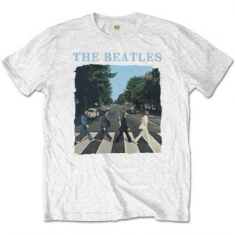 The beatles - The Beatles Unisex Tee: Abbey Road & Logo (Retail Pack)