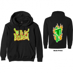 Billie Eilish -  Unisex Pullover Hoodie Black - Airbrush