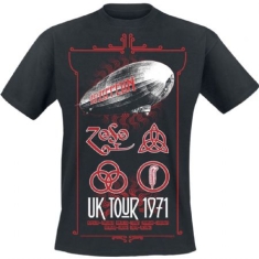 Led Zeppelin - Led Zeppelin Unisex Tee: UK Tour '71.