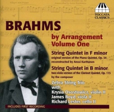 Brahms - Brahms By Arrangement Vol 1
