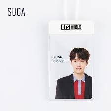 BTS - BTS World - Manager Card Set - SUGA