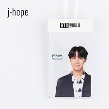 BTS - BTS World - Manager Card Set - J-hope in the group MERCHANDISE / Merch / K-Pop at Bengans Skivbutik AB (3844923)