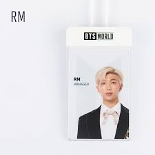 BTS - BTS World - Manager Card Set - RM in the group MERCHANDISE / Merch / K-Pop at Bengans Skivbutik AB (3844931)