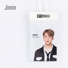 BTS - BTS World - Manager Card Set - JIMIN in the group Minishops / BTS at Bengans Skivbutik AB (3844932)