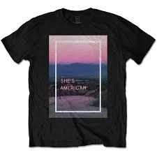 The 1975 -  UNISEX TEE: SHE'S AMERICAN (XL)