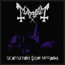 Mayhem - STANDARD PATCH: DE MYSTERIIS DOM SATHANAS (LOOSE) in the group OTHER / Merchandise at Bengans Skivbutik AB (3881661)