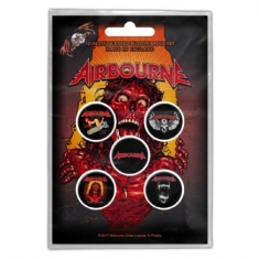 Airbourne - BUTTON BADGE PACK: BREAKIN' OUTTA HELL (RETAIL PACK)