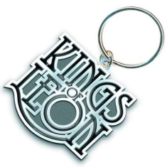 Kings Of Leon - Keychain: Scroll Logo (Enamel In-fill)