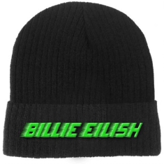 Billie Eilish - Billie Eilish Unisex Beanie Hat : Racer Logo