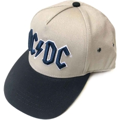 Ac/Dc - Navy Logo Sand/Bl Snapback C