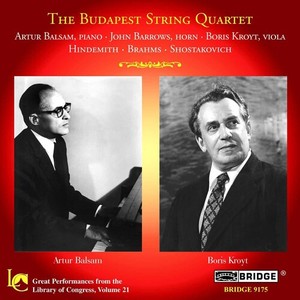 Hindemith P. - Sonata For Viola & Piano