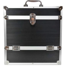 Vinyltillbehör - 12' Aluminium LP Vinyl Storage Case - Bl