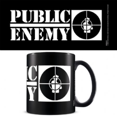 Public Enemy - Public Enemy (Crosshairs Logo) Black Mug