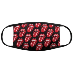 Rolling Stones - Tongue Repeat Bl Face Mask