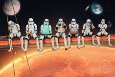 Star Wars - On Girders Stormtroopers Poster
