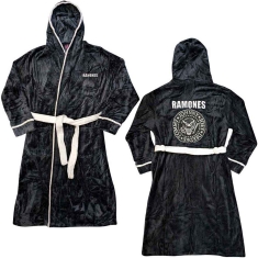 Ramones - Presidential Seal Uni Bl Bath Robe: S