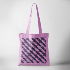 Ebba Grön - Tote Bag Rosa (Tryck på bägge Sidor)