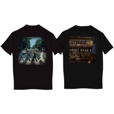 The beatles - Unisex Tee: Abbey Road (Back Print)