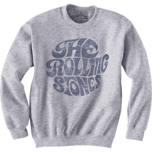 The Rolling Stones - Vintage 70s Logo (Grey) Uni Sweatshirt