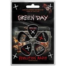 Green Day - Green Day Plectrum Set Revolution Radio