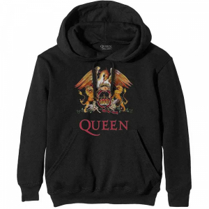 Queen - Classic Crest Uni Bl Hoodie