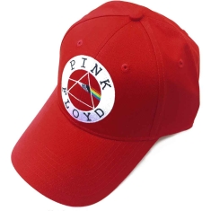Pink Floyd - Pink Floyd Unisex Baseball Cap : Circle Logo Red