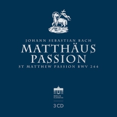 Bach Johann Sebastian - St. Matthew Passion (3Cd)
