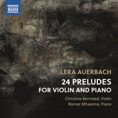 Auerbach Lera - 24 Preludes For Violin And Piano