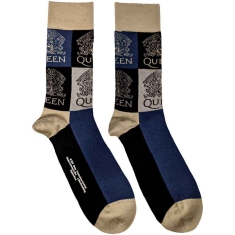 Queen - Crest Blocks Uni Navy Socks (Eu 40-45)