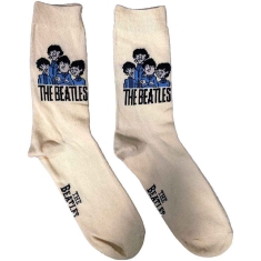 The Beatles - Cartoon Group Uni Cream Socks:7