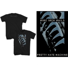 Nine Inch Nails - Nine Inch Nails Unisex T-Shirt: Pretty Hate Machine (Back Print)