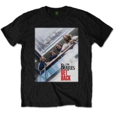 The beatles - Unisex T-Shirt: Get Back Poster