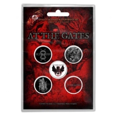 At The Gates - Button Badge Pack: Drink From Night Itself (Retail Pack)