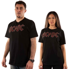 Ac/Dc - Full Colour Logo Diamante Uni Bl   