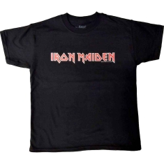 Iron Maiden - Logo Boys T-Shirt Bl