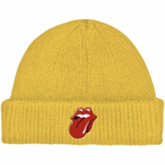The Rolling Stones - The Rolling Stones Unisex Beanie Hat: 72 Tongue (yellow)
