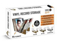 Vinyl Buddy - Vinyl Record Storage Teak Finish