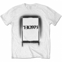 The 1975 - Black Tour (Medium) Unisex White T-Shirt