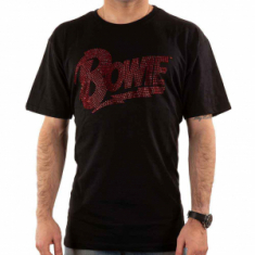 David Bowie - David Bowie Unisex T-Shirt: Logo (Diaman