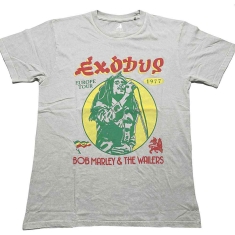 Bob Marley - 1977 Tour Uni Grey Dip-Dye   