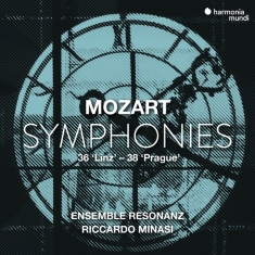 Ensemble Resonanz / Riccardo Minasi - Mozart Sinfonien 36 (Linzer) & 38 (Prage