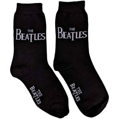 The Beatles - Drop T Logo Horizontal Lady Bl Socks: 
