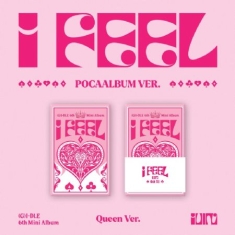 (G)I-DLE - 6th Mini Album (I feel) PocaAlbum Ver. (Queen Ver.) (NO CD, ONLY DIGITAL CODE)