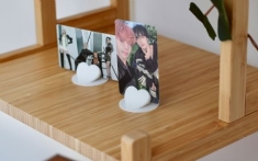 K-pop Tillbehör - K-pop Photocard Holders (2 st Vita)