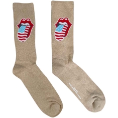The Rolling Stones - Unisex Ankle Socks: US Tongue (UK Size 7