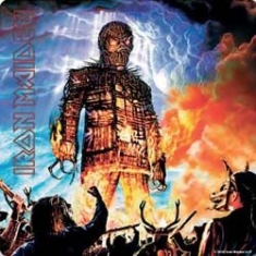 Iron Maiden - Wicker Man Individual Cork Coaster